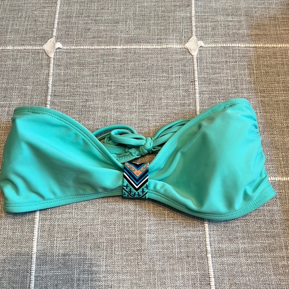 Candie's Swim Mint Green Swim Bathing Suit Top By Candies Size